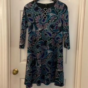 MSK paisley dress L